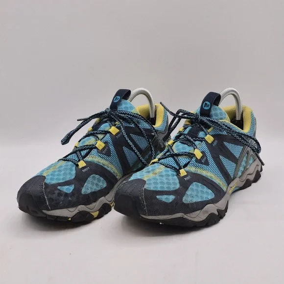 Merrell Shoes Womens Size 9 Blue Mesh Trail Hiking Athletic Sneakers J24372 - Picture 5 of 11